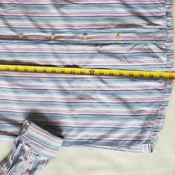 Jack Lipson Signature Men's 16 Large Striped Shirt - Picture 5 of 6